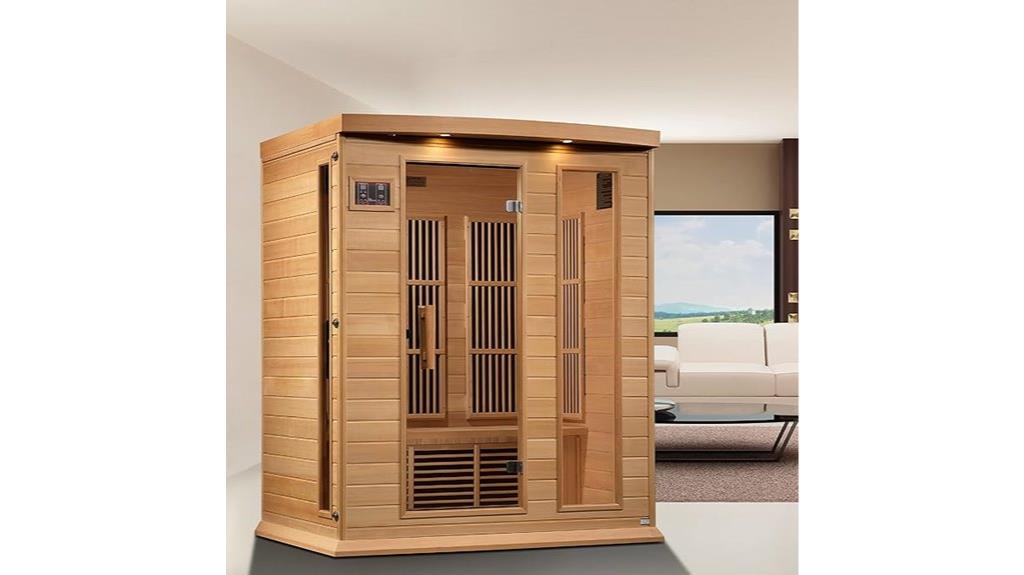 elite 3 person infrared sauna