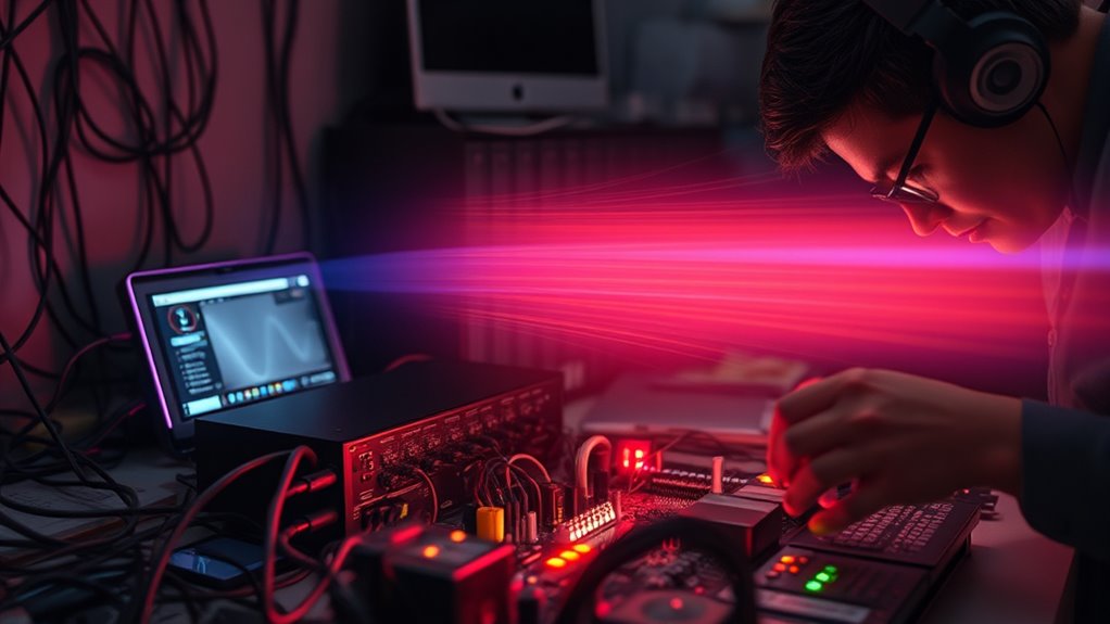 emf disrupts infrared performance