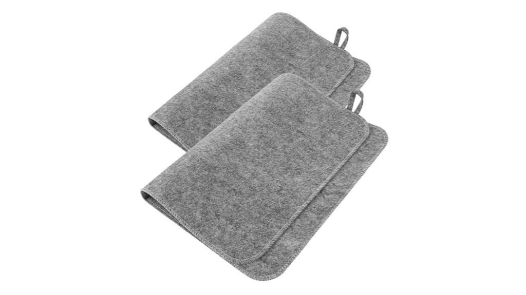 felt sauna cushion pair