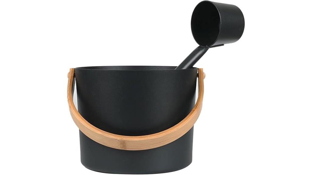 finnish sauna bucket set