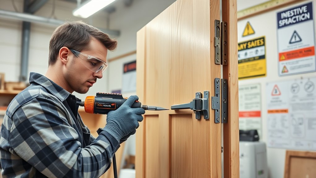 follow safety installation procedures