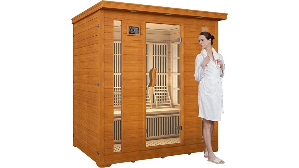 four person infrared sauna