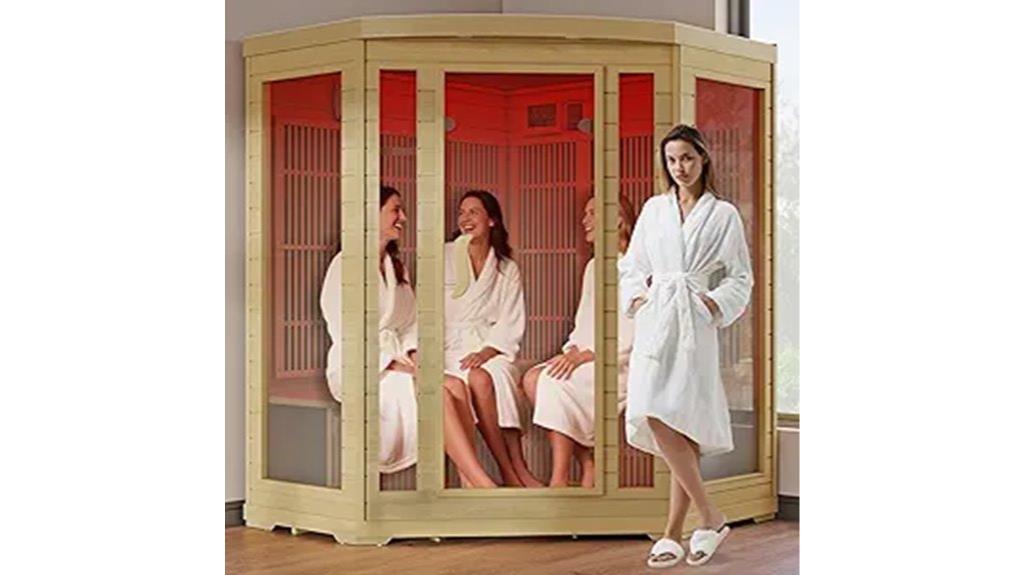 four person infrared sauna