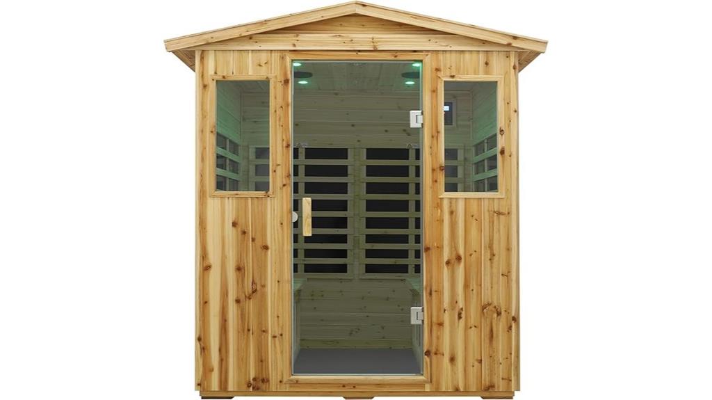 four person infrared sauna