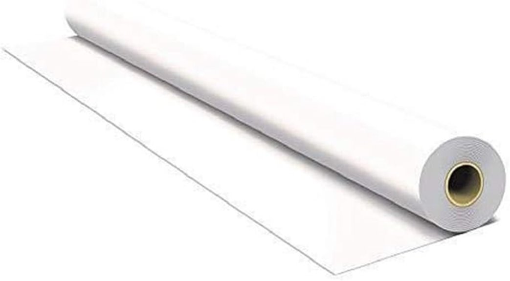 four rolls of vapor barrier