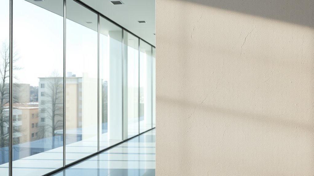 glass needs frequent cleaning