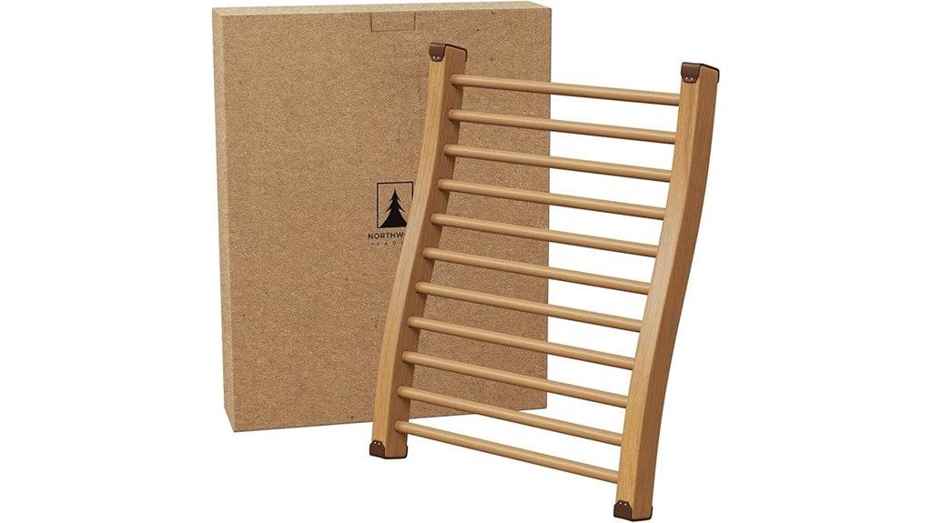 handmade cedar sauna backrest