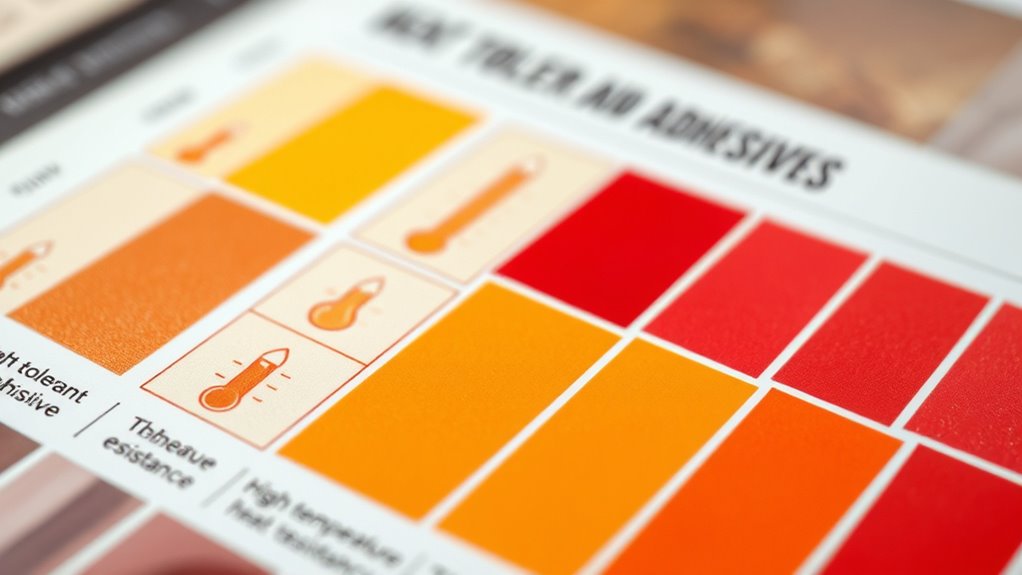 heat resistant adhesive terminology