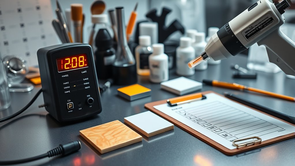 heat resistant adhesive testing