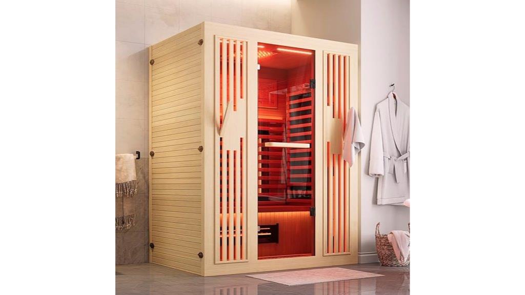 home infrared sauna for multiple