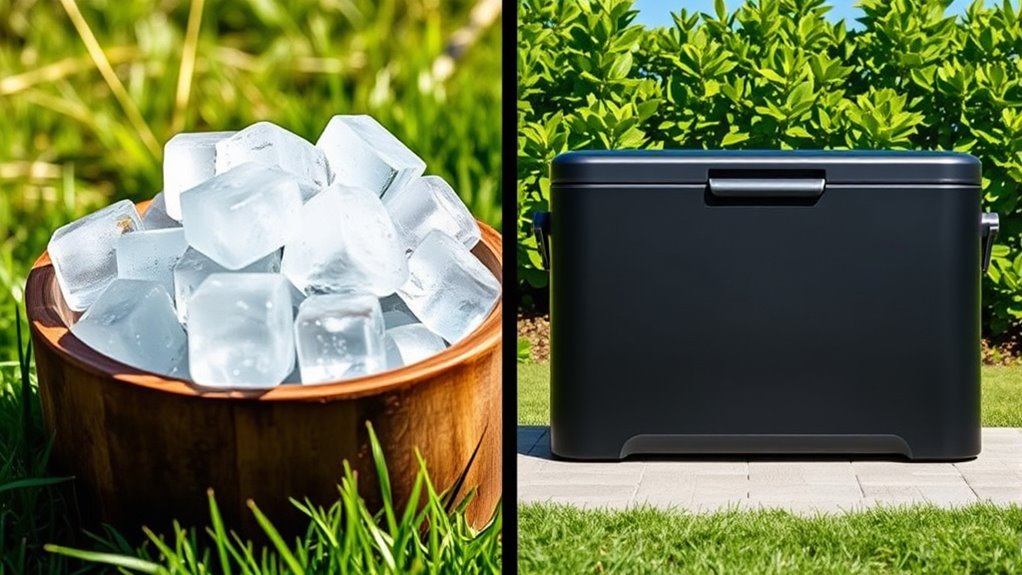 ice for temporary displays
