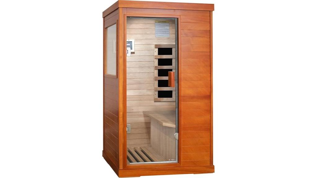 indoor personal infrared sauna