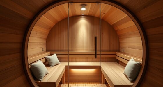 indoor sauna spa luxury