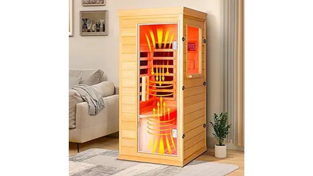 indoor wood sauna spa