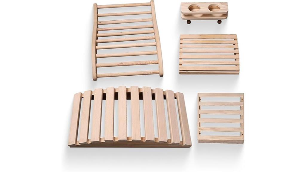 infrared sauna accessory set