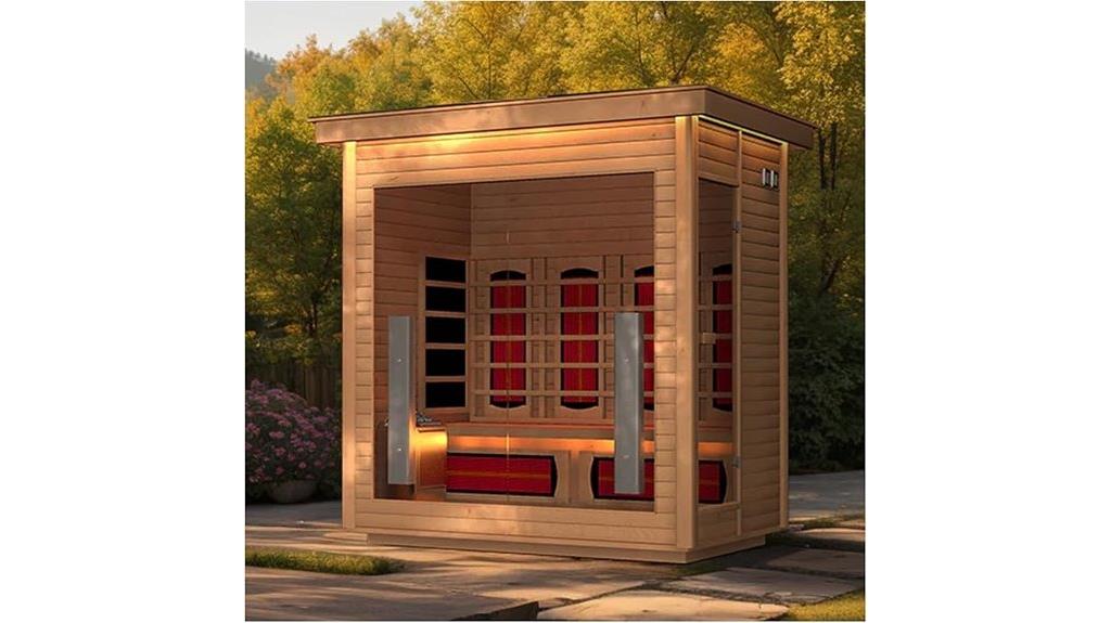 infrared steam sauna wifi