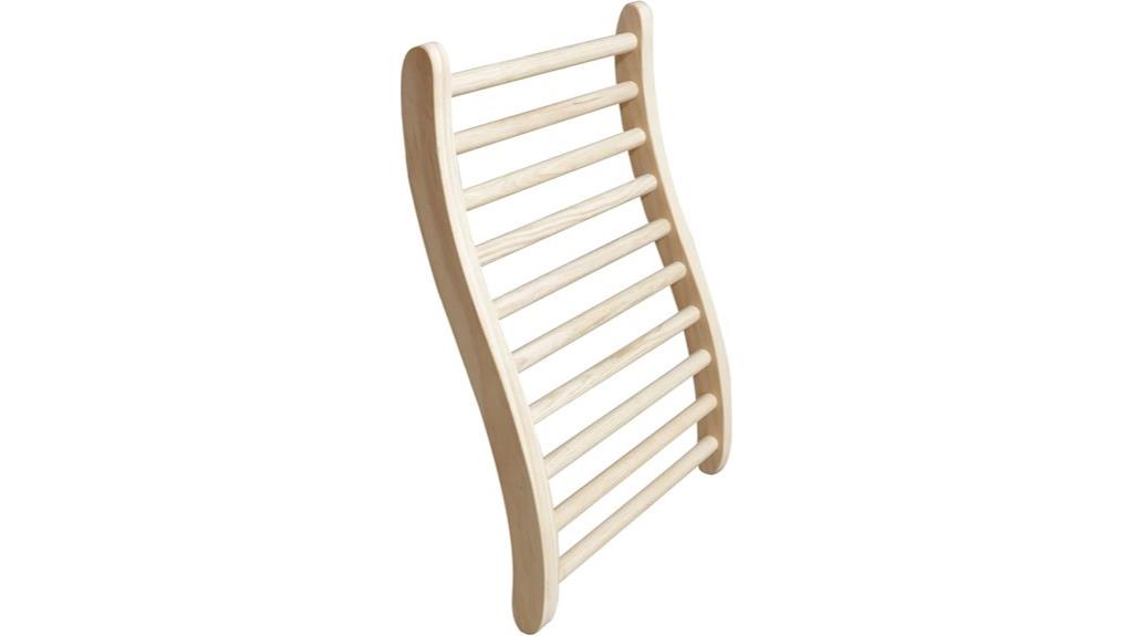 infrared wooden sauna backrest
