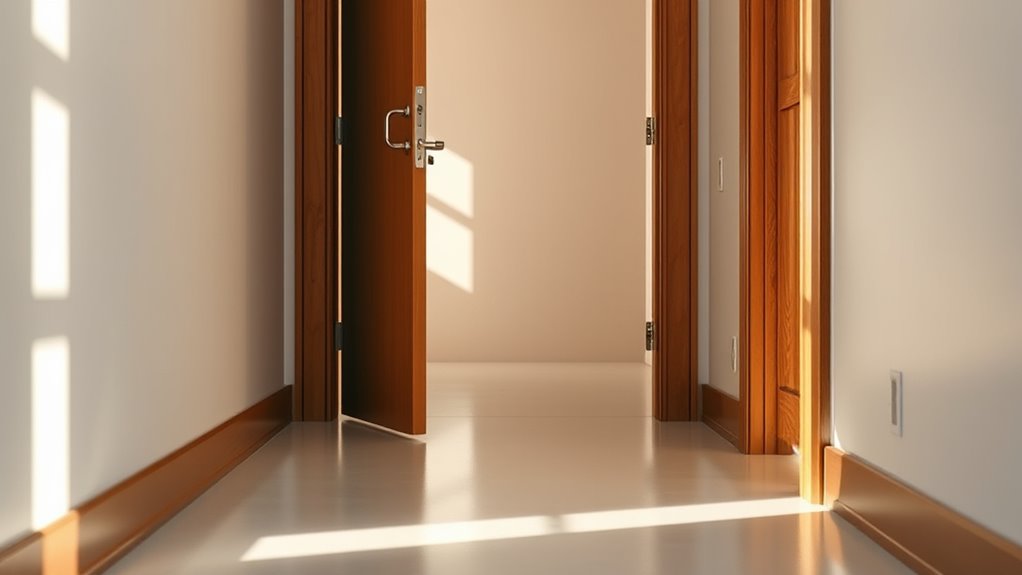 keep doorways clear and secure