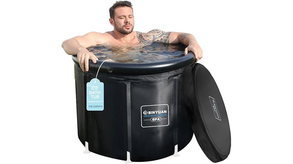 large 116 gallon ice bath