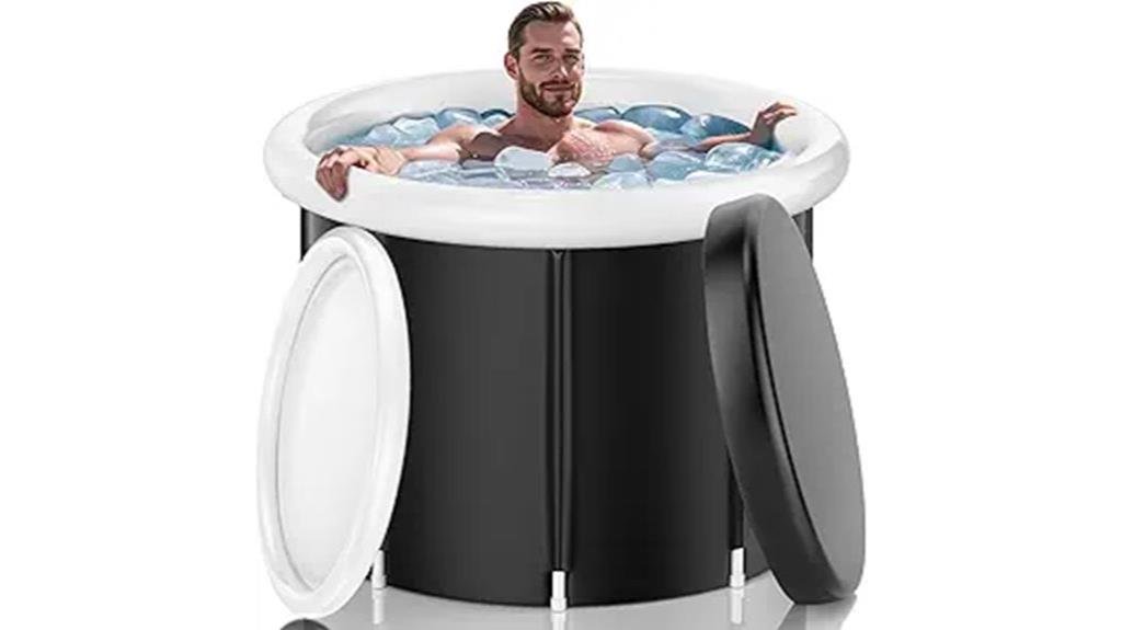 large athletes ice bath