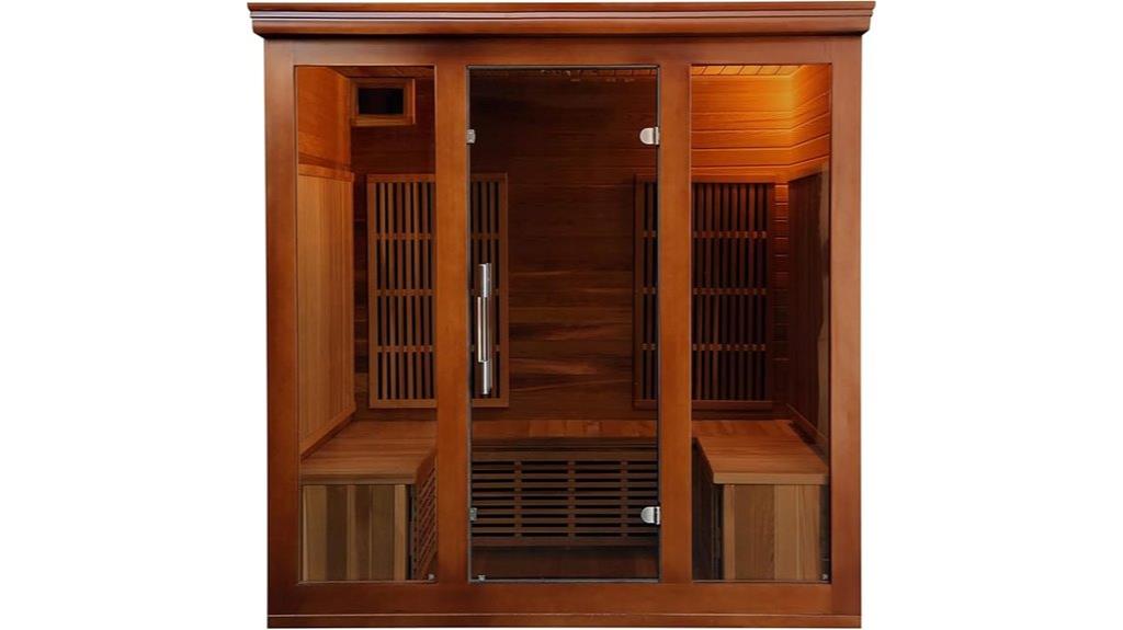 large cedar infrared sauna