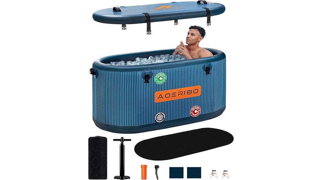 large inflatable cold plunge