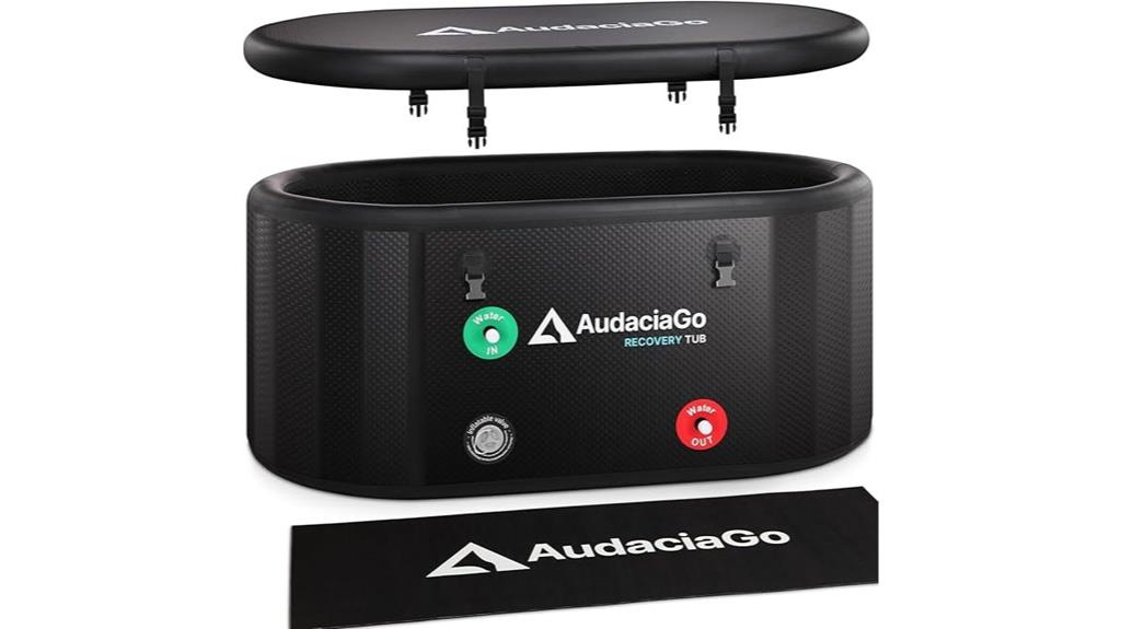 large inflatable ice bath