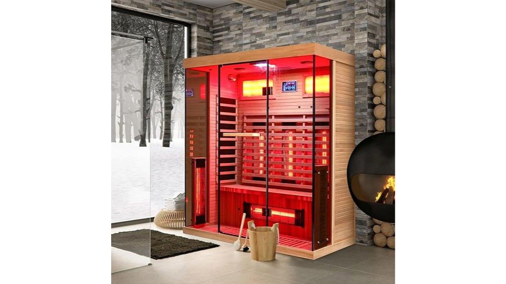 large infrared sauna capacity