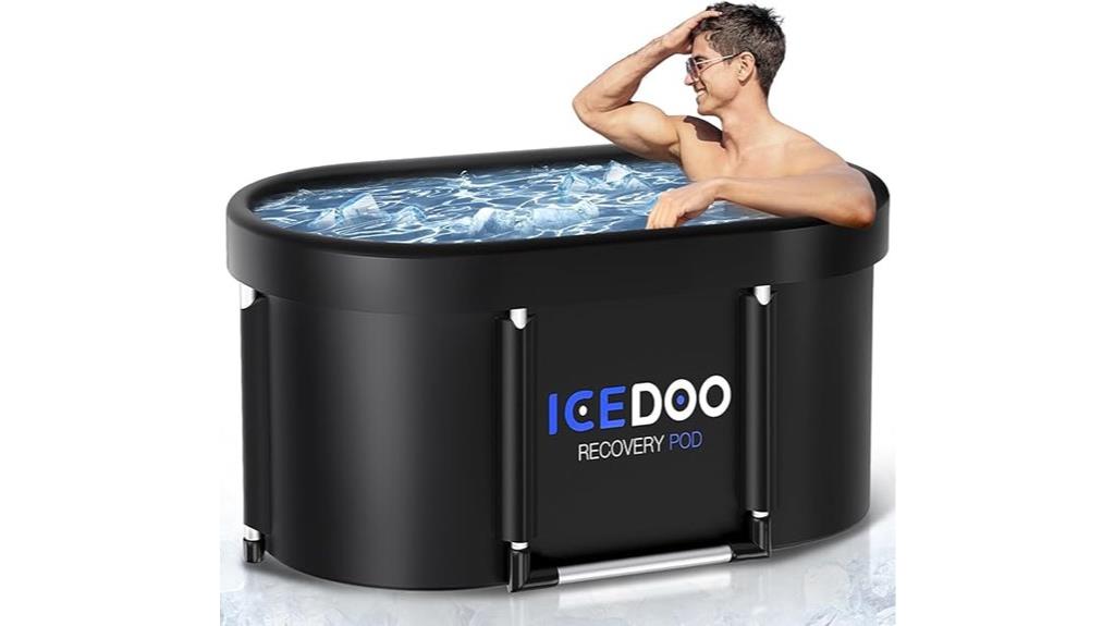 large oval ice bath