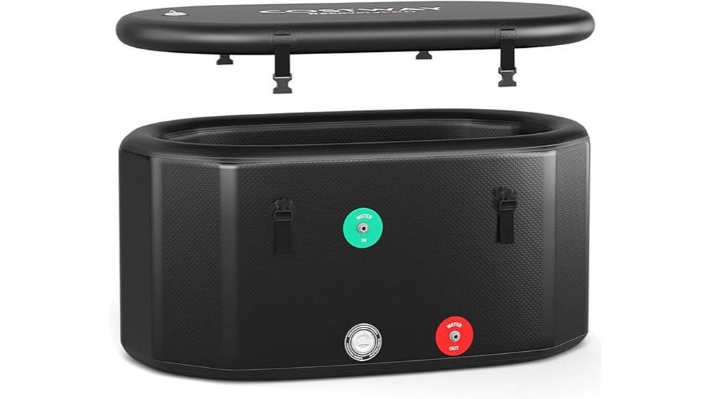 large oval ice bath