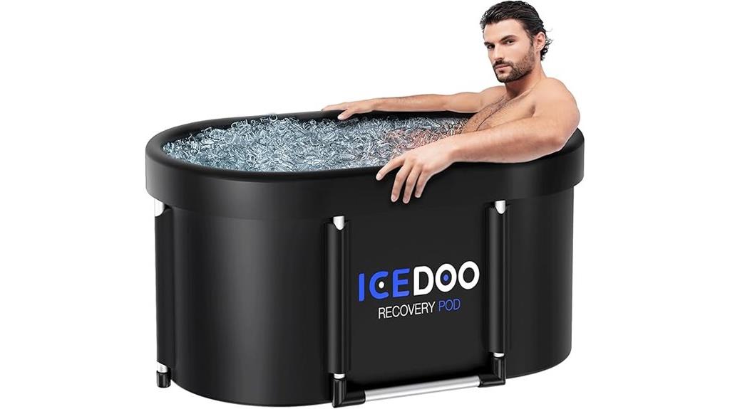large oval ice bath