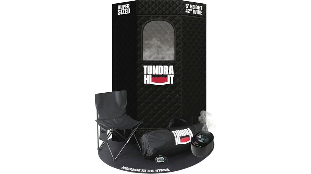 large portable sauna