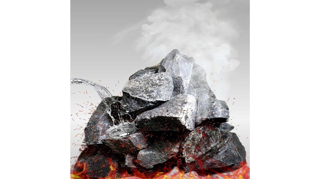 lava rock for sauna