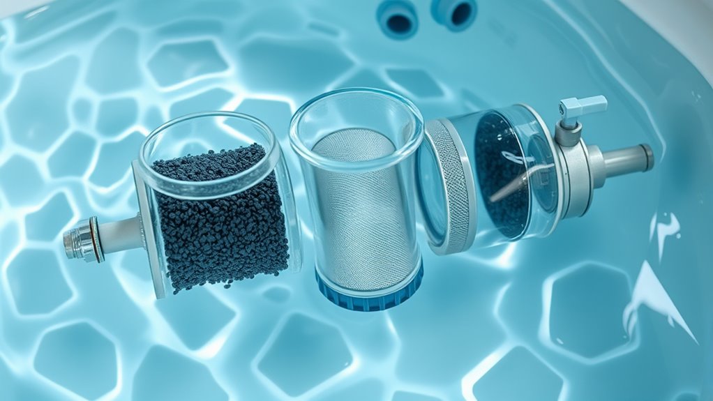 layered water filtration system