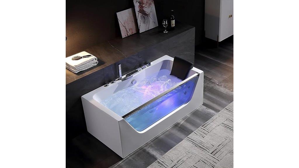 luxury 59 inch acrylic tub