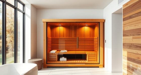 luxury corner sauna kits