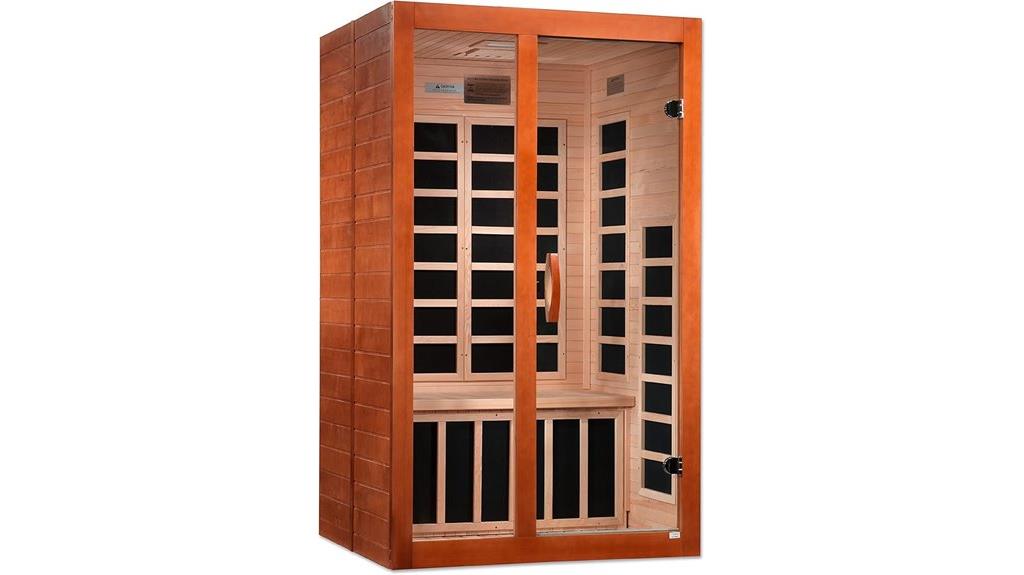 luxury two person infrared sauna