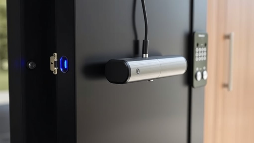 magnetic lock security system