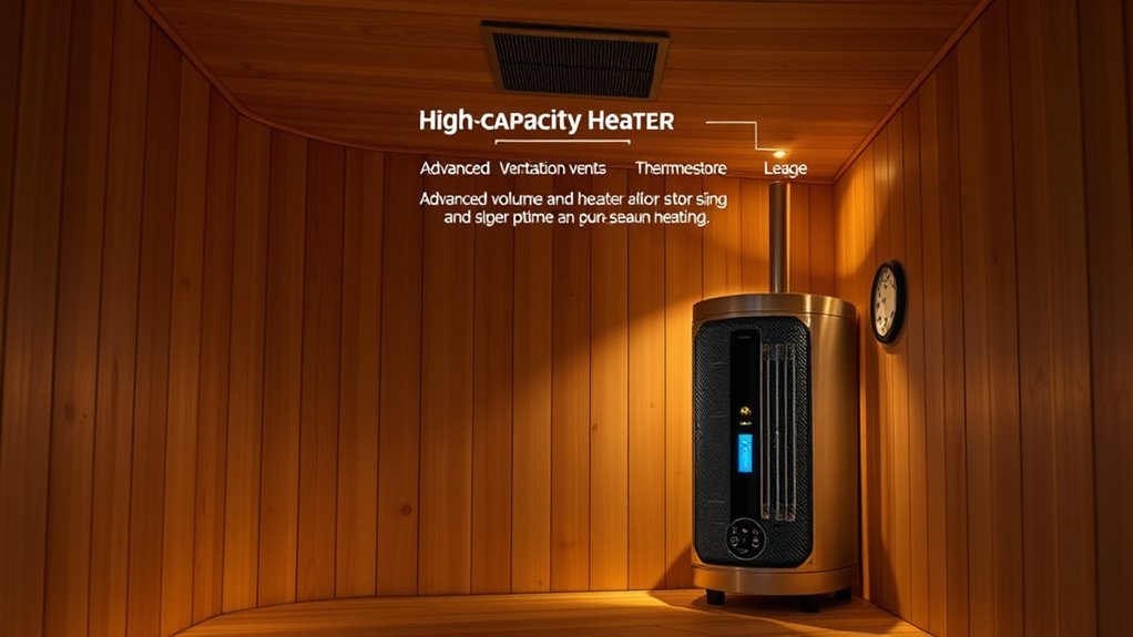 match heater size to insulation