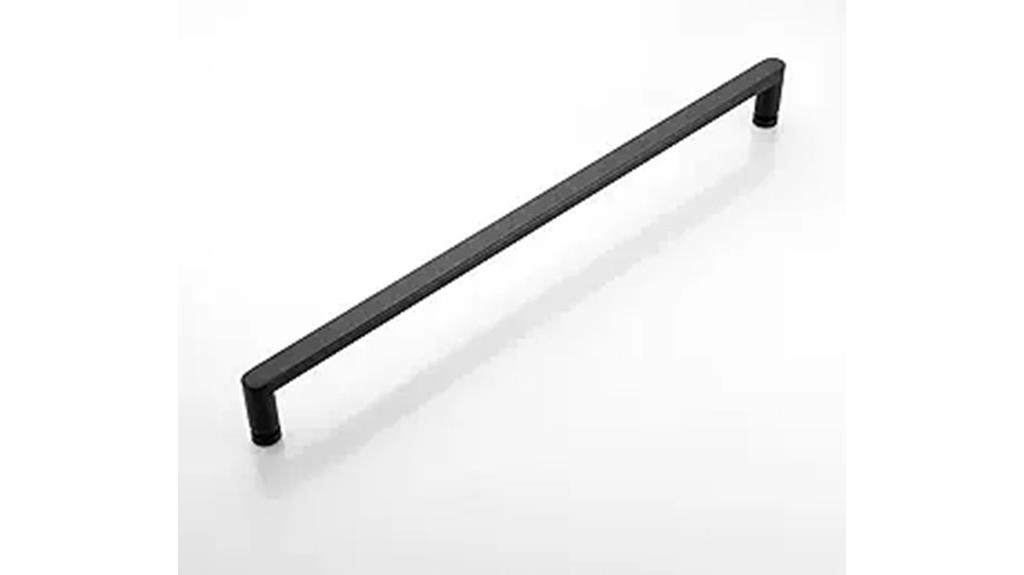 matte black stainless handles