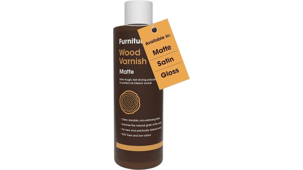 matte water based wood finish