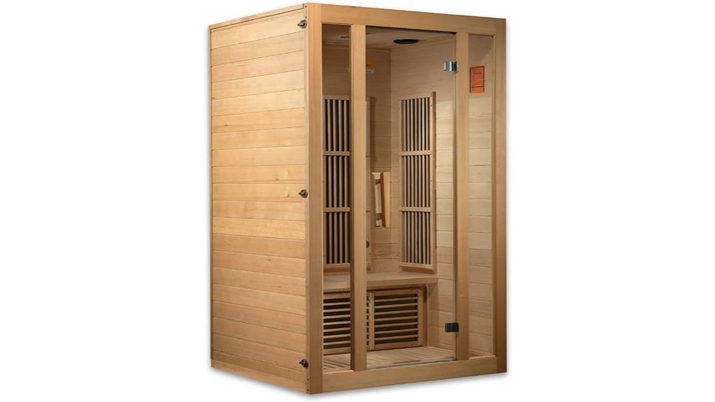 maxxus two person infrared sauna