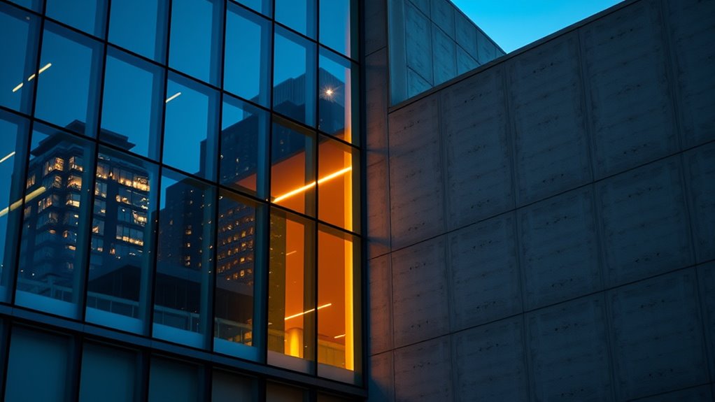 modern insulated glass walls