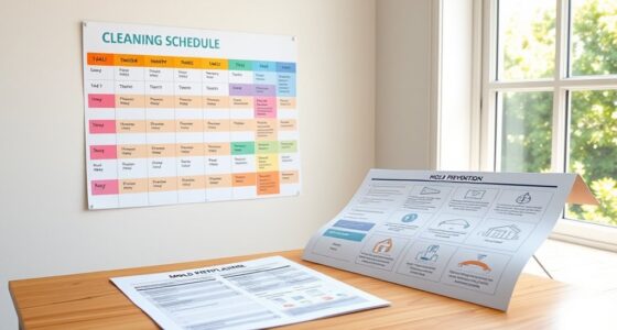 mold prevention cleaning schedules