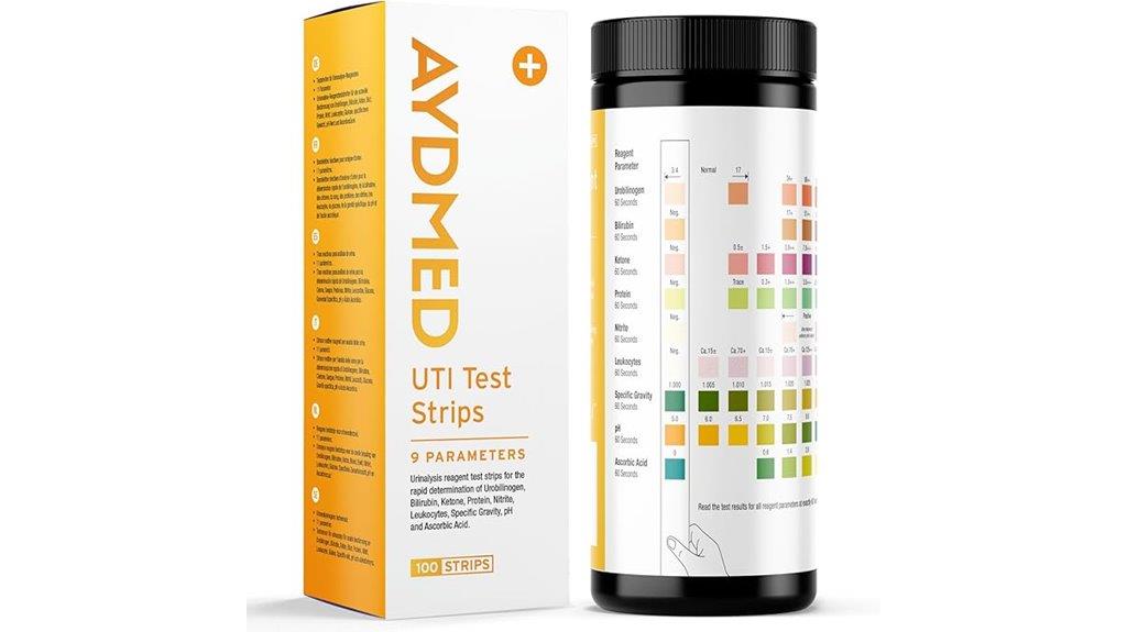 nine in one urine test strips