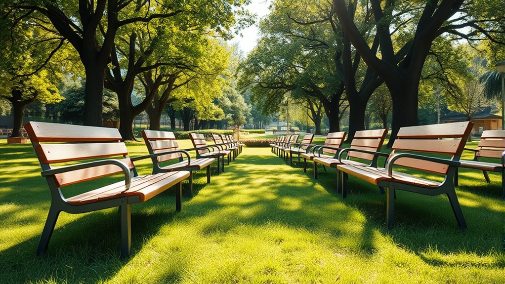 optimal bench spacing guidelines