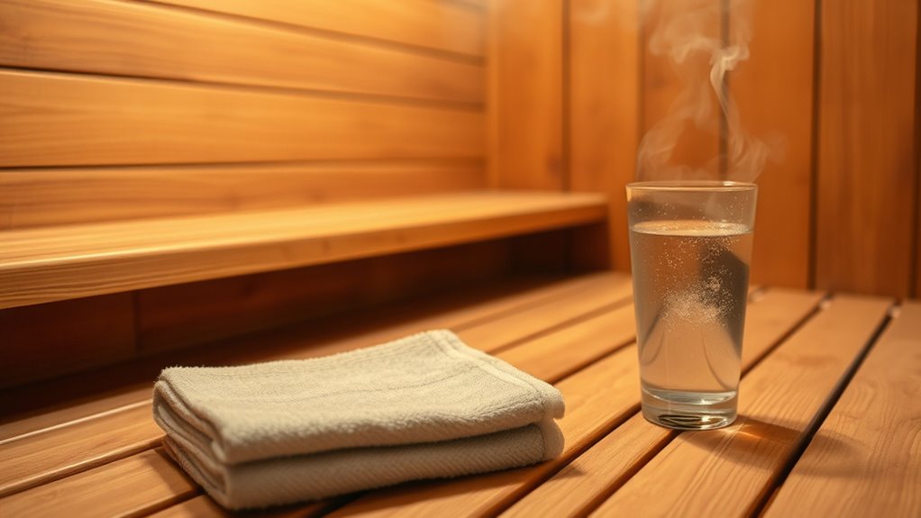 optimal sauna heat and timing