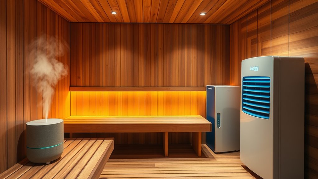 optimal sauna humidity control