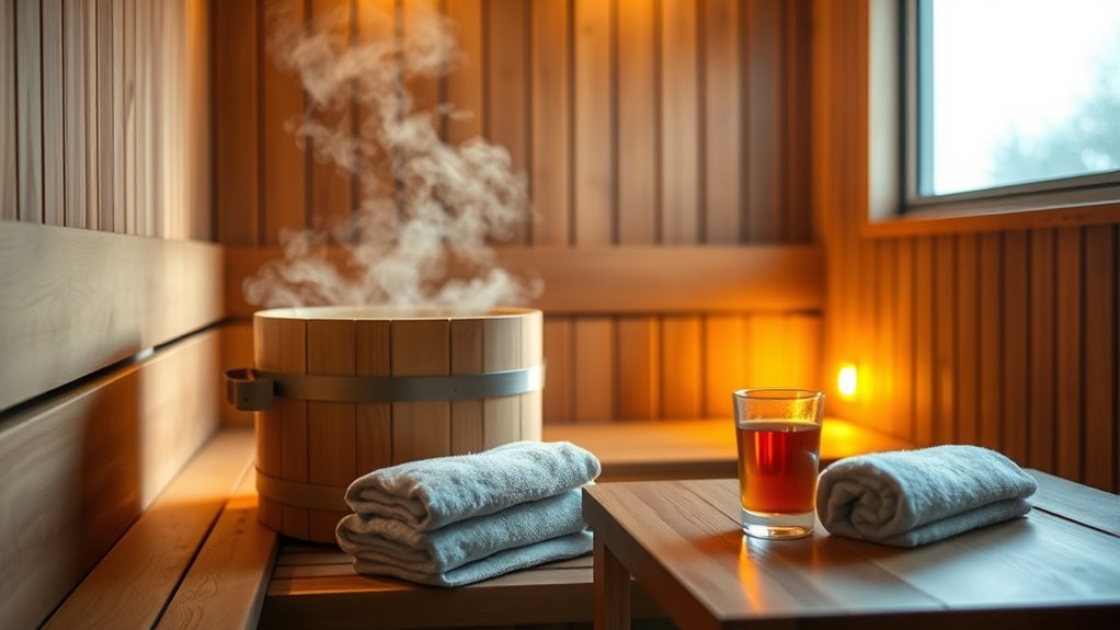optimal sauna relaxation timing