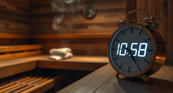 optimal sleep sauna timing
